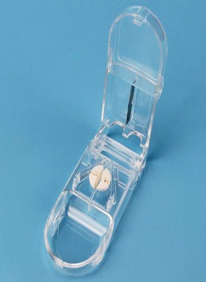 CELLEBII Tablet cutter or Pill cutter for all size medicine Highest Grade Plastic cutter - Image 1